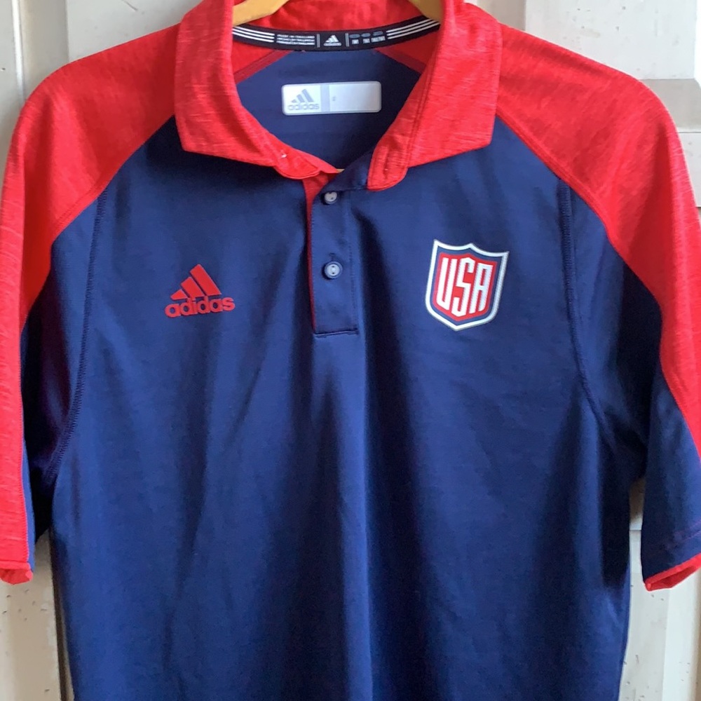 Adidas Team USA World Cup of hockey Polo